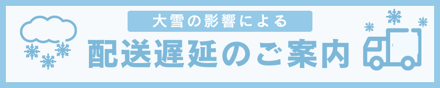 大雪　遅延　バナー